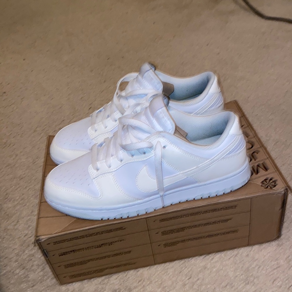 Men Nike dunk size 8.5 men Women 10 great condition